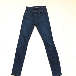 7 For All Mankind skinny Jeans, Size 24